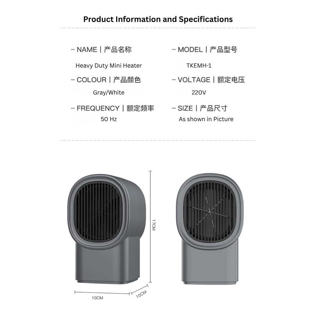 Heavy Duty Mini Heater