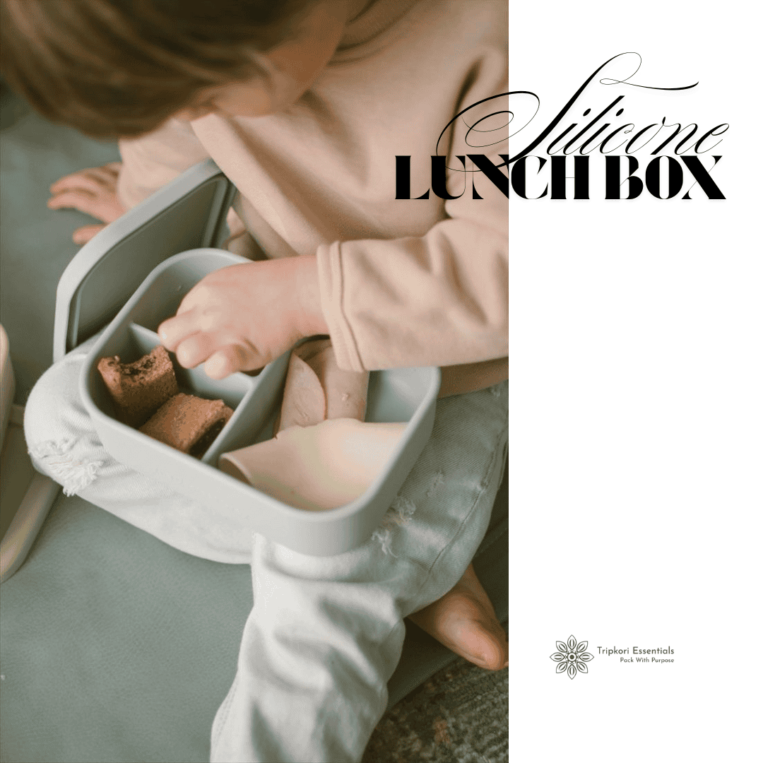 Premium Silicone 3 compartment Lunch Box