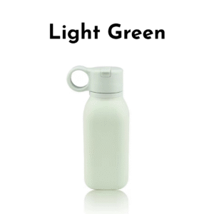 Silicone Water Bottle Light Green