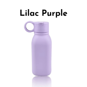 Silicone Water Bottle Lilac Purple