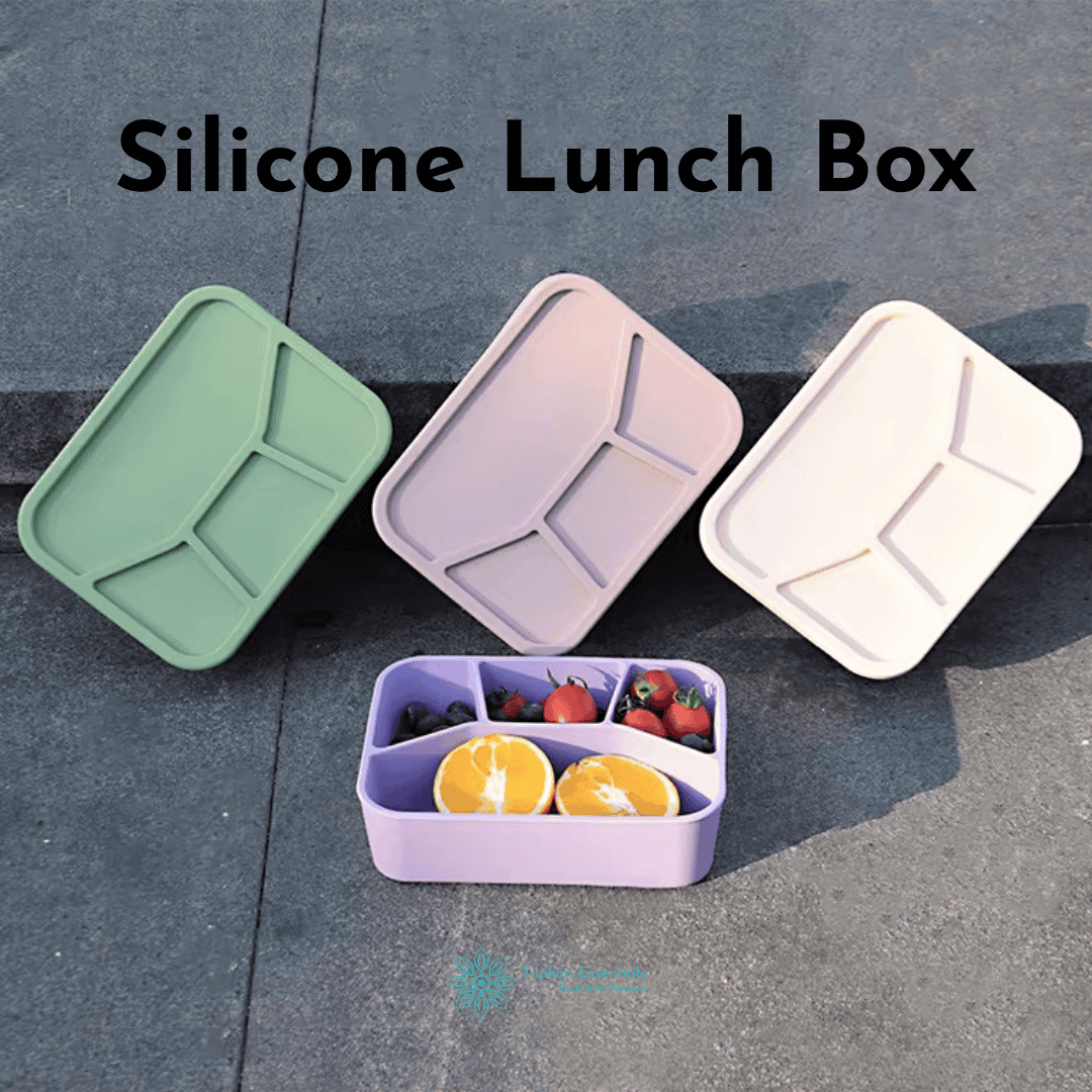 Silicone Lunch Box 4 Compartment
