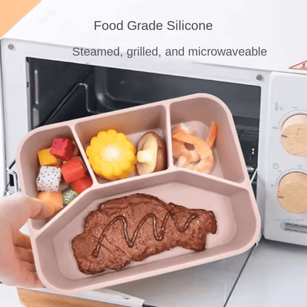 Silicone Lunch Box Microwave Safe