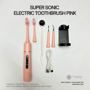 Super Sonic Electric Toothbrush Pink